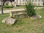 Remains of the Roman sarcophagus