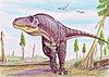 Artist's restoration of Tarbosaurus bataar.