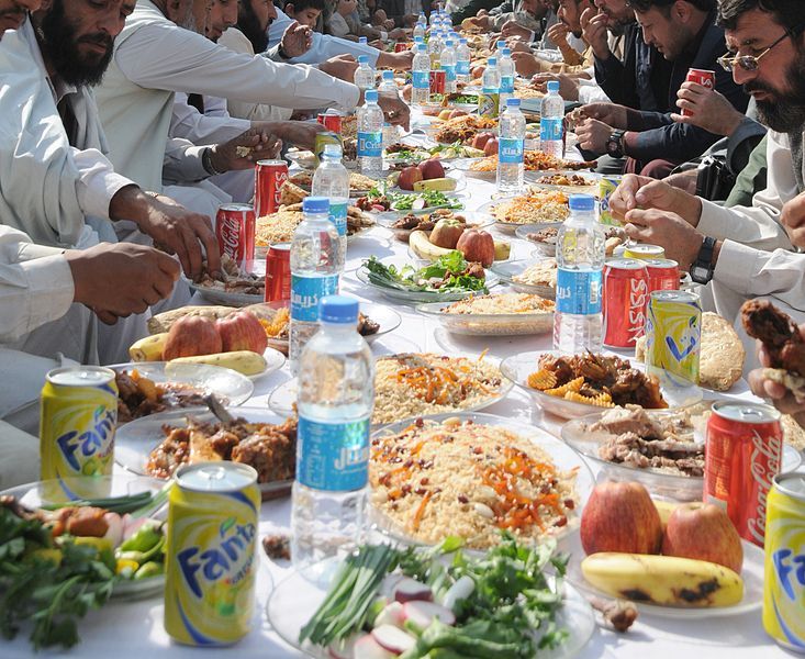 File:Afghan men feasting.jpg