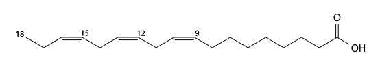 α-linolenic acid structure