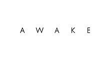 The word AWAKE is colored black, and there is a large white background.