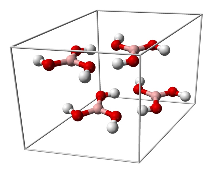 File:Boric-acid-unit-cell-3D-balls.png