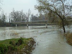 Drava River at the village of Veliki Lovrecan, Croatia