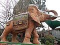 The concrete elephant “George” at the Nimmitabel Bakery