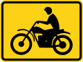 W8-15aP Motorcycle (plaque)