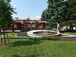 Fountain in the centre of Opatovice