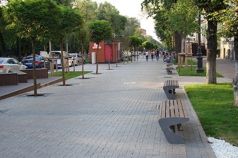 File:Panfilov Street sidewalk.jpg