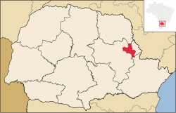 Location in Paraná