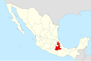 State of Puebla within Mexico