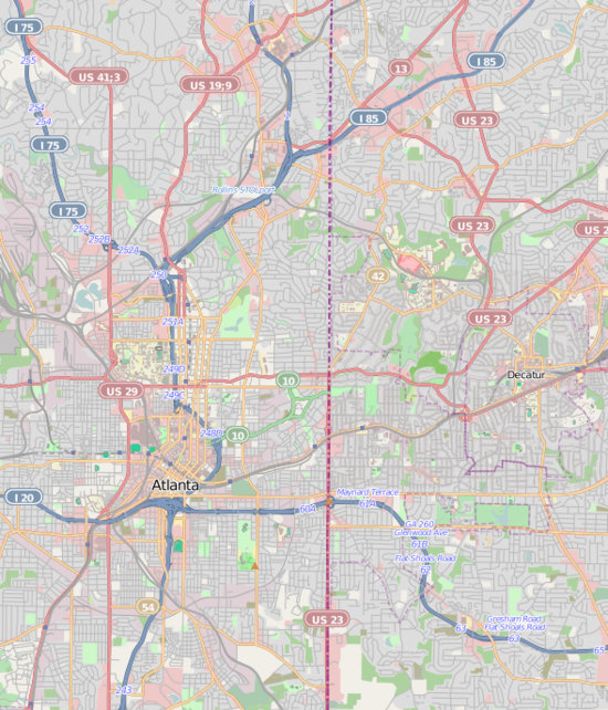 Venues of the 1996 Summer Olympics is located in Atlanta