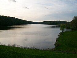 Dam at Barkcamp State Park