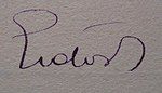 Renée Erdős' signature