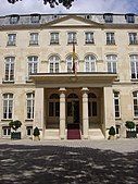 The Egyptian Revival portico of the Hôtel Beauharnais from Paris