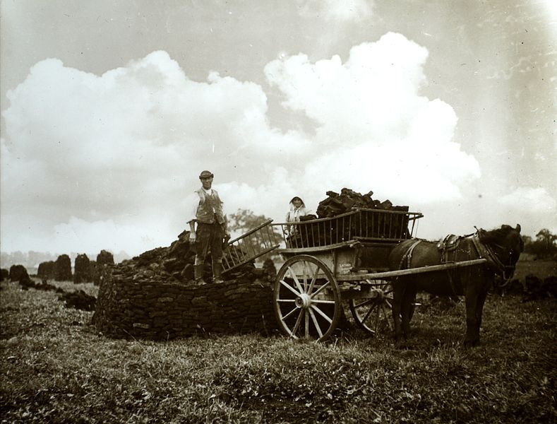 File:Harvesting the peat.JPG