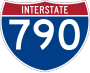 Interstate 790 marker