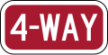 R1-3 Multi-way stop (plaque)