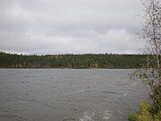 Madeline Lake outside Yellowknife