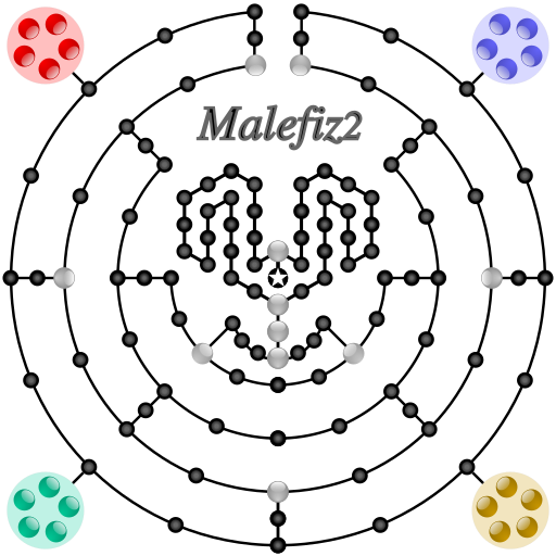 File:Malefiz radial board.svg