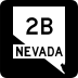 State Route 2B marker