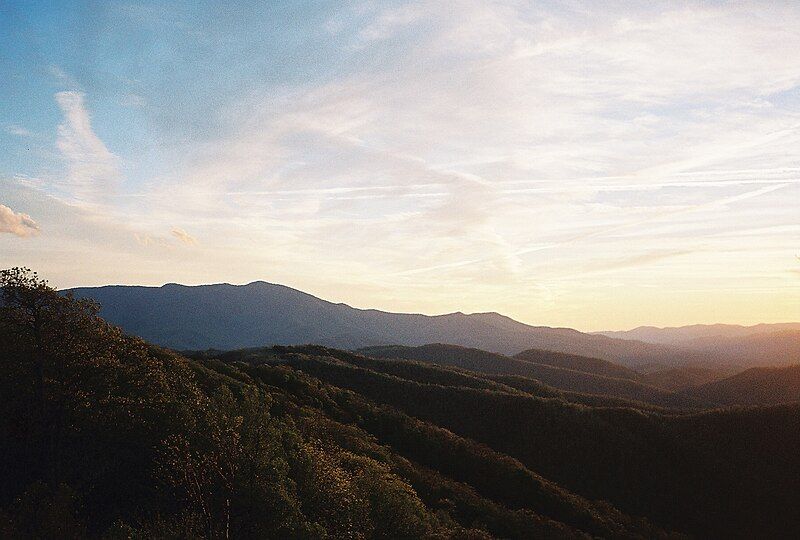 File:Sunset Celo Knob.jpg