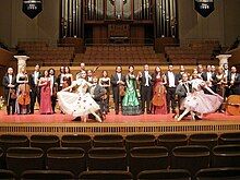 A picture of The Vienna Walzer Orchestra at the Yokohama Minato Mirai Hall in Tokyo, Japan (2009)