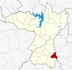 District location in Khon Kaen province