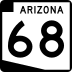 State Route 68 marker