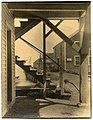 Photograph: Dockside Buildings with James U. Martin, c. early 1920s