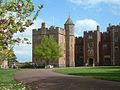 Dunster Castle, remodelled by Anthony Salvin, Arnold's work is visible on the right