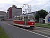 Historical T1 tram in Ostrava