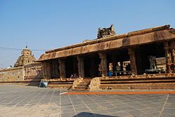 View of the Sri Kodandarama Swamy Temple in Vontimitta