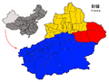 Yellow is the Zungharian Basin