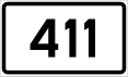 County Road 411 shield