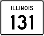 Illinois Route 131 marker