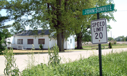 Looking toward Williams Chapel