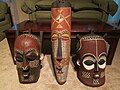 Masks from the Kongo Central region