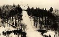 Ski jumping hill in Nýdek, before 1934