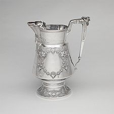 Pitcher, c.1872, silver, Metropolitan Museum of Art