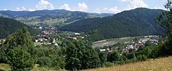 Panorama of the town