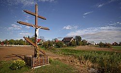 A chapel in Lisiec, Lower Silesian Voivodeship