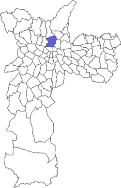 Location in the city of São Paulo