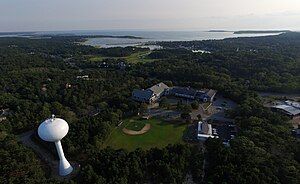 Aerial photo of Wellfleet Elementary, 2017