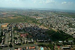 View of Ciudad Guayana, capital of the municipality