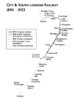 Geographic Map of City & South London Railway