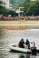 Marine Police supervises the dragonboat races in Shing Mun River Channel, Sha Tin. [dubious – discuss]