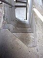 Weathered staircase in the Castelvecchio Museum — Verona, Italy