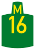 Metropolitan route M16 shield