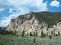 Some mountains in Montana.