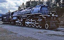 Photograph of Union Pacific 4012, "Big Boy" at Steamtown, USA in Bellow Falls, Vermont