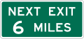 E2-1aP Next Exit (2 Lines) (Plaques)